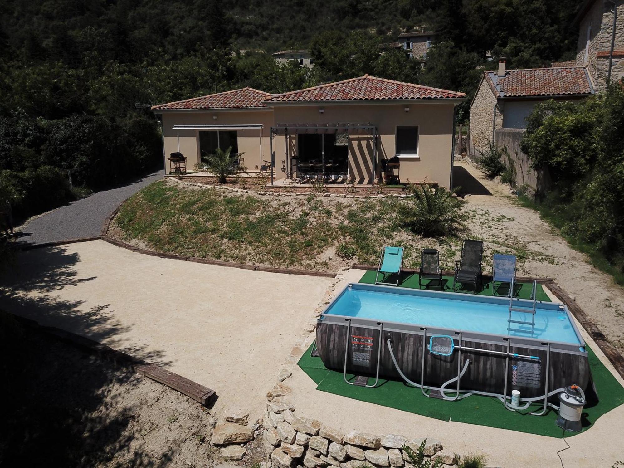 Gite Le Chaudron 1 A 7Pers Avec Piscine Villa Montclar-sur-Gervanne Kültér fotó